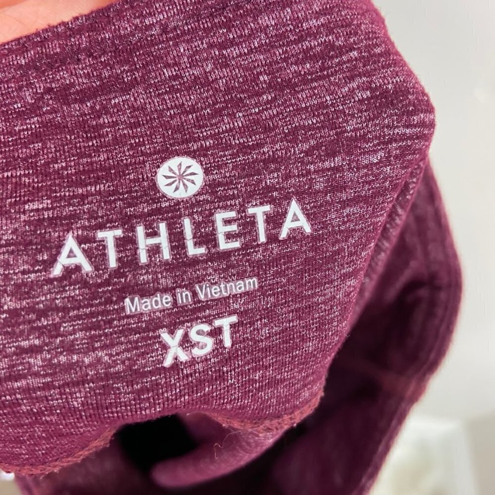 Athleta Chaturanga Purple Yoga Leggings Pants XST - Picture 6 of 8